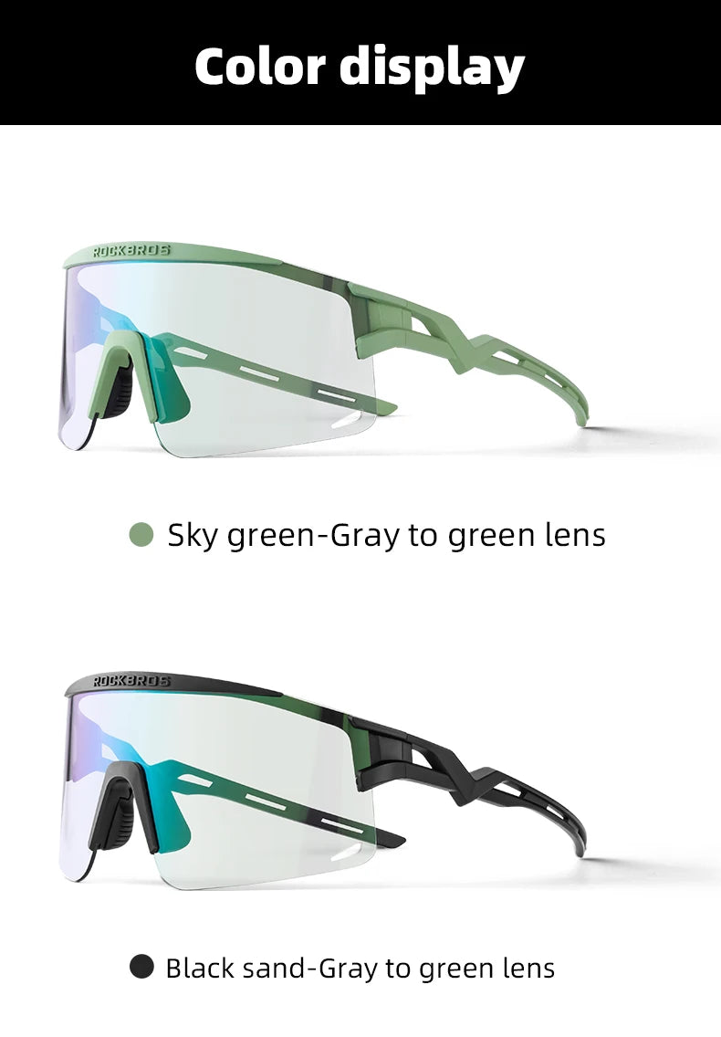 Bicycle Glasses Polarized / Photochromic Lens Bike Sunglasses Men Women UV400 Sports MTB Road Cycling Goggles Glasses