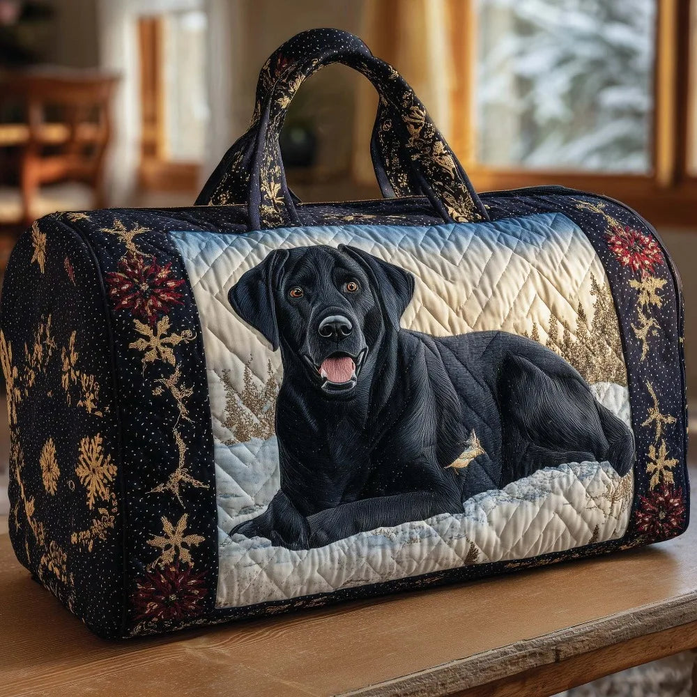 3D Quilted Travel Duffle Bag Large Capacity Shoulder Tote