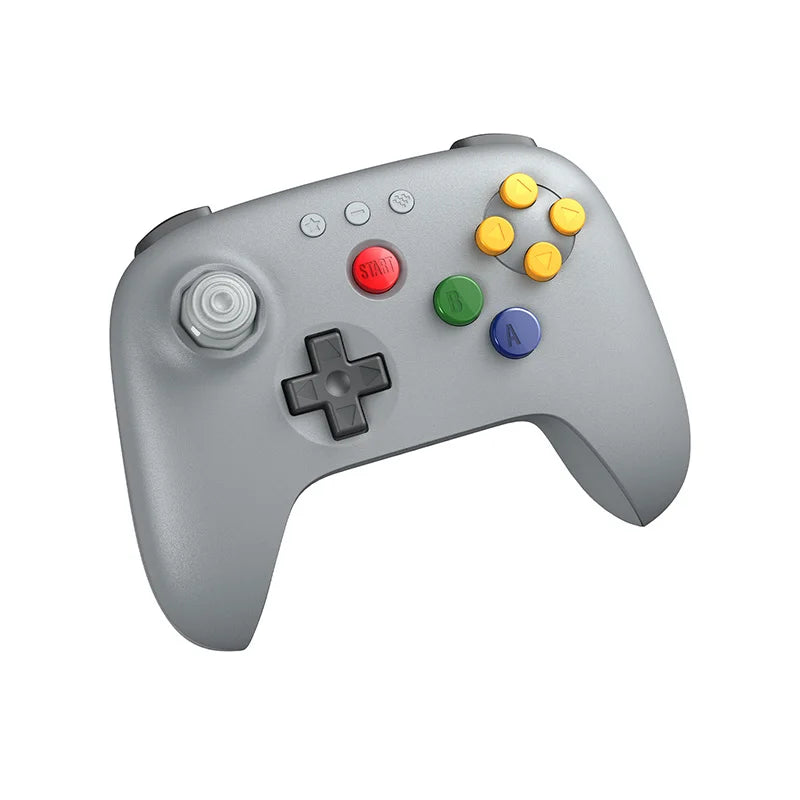 Wireless Retro Gaming Controller with Hall Effect Joystick for Nintendo 64 and Analogue 3D