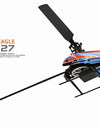 WLtoys XKS RC Helicopters K127 6-Aixs Gyroscope 2.4G 4CH Single Blade Propellor Gyro Mini RC Helicotper for Gift RC Toy V911