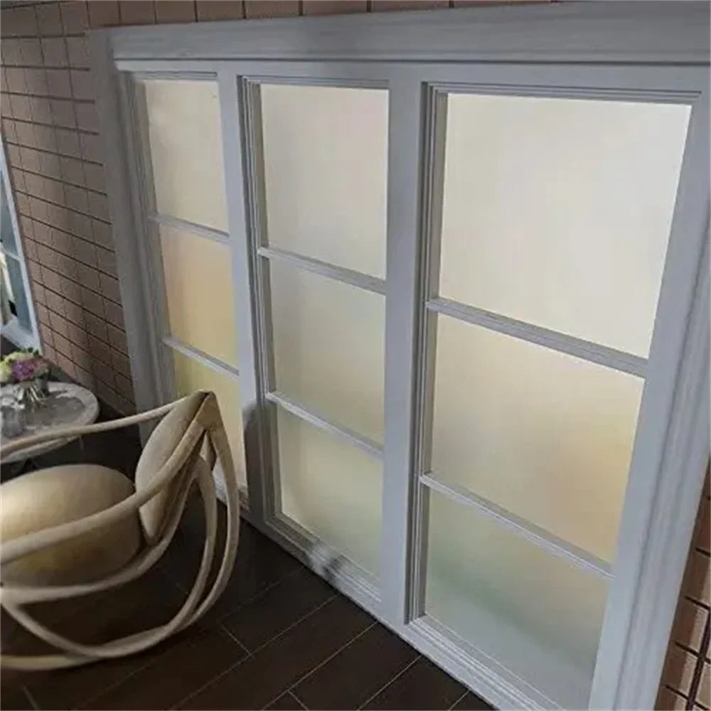 Matte Frosted Window Film Privacy UV Protection Self Adhesive Glass Vinyl for Home Heat Control Stained Decorative Glass Sticker