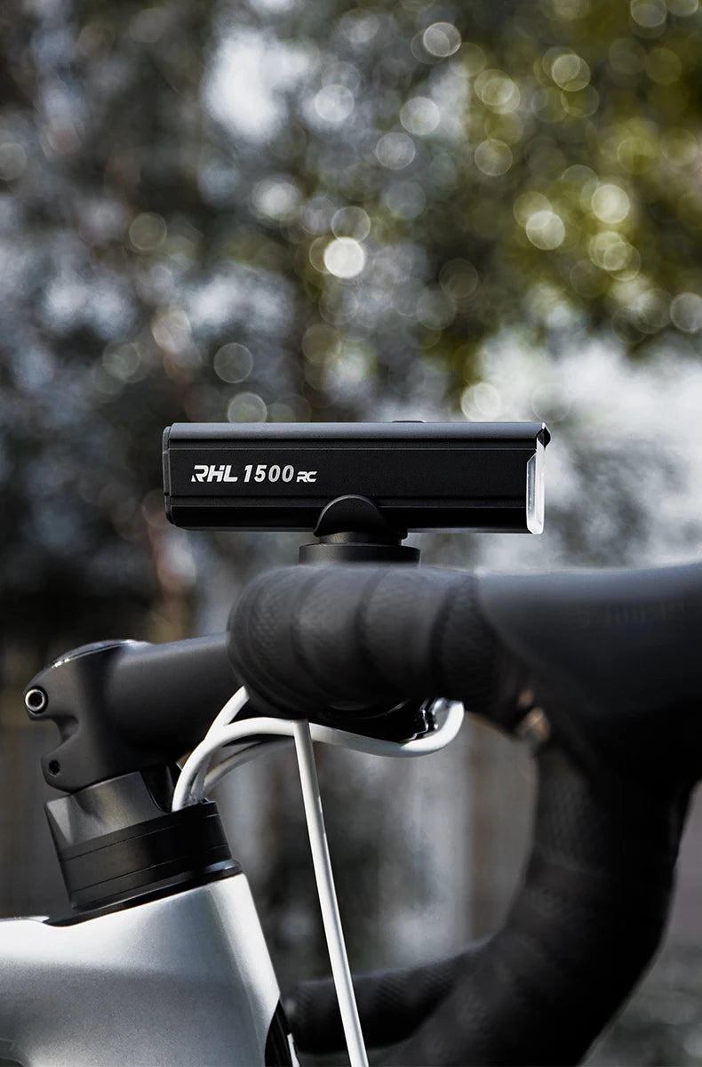 Bike Front Light 1500LM 5000mAH Battery Bicycle Light Aluminum Smart Sense LED Lamp Flashlight Cycling Headlight