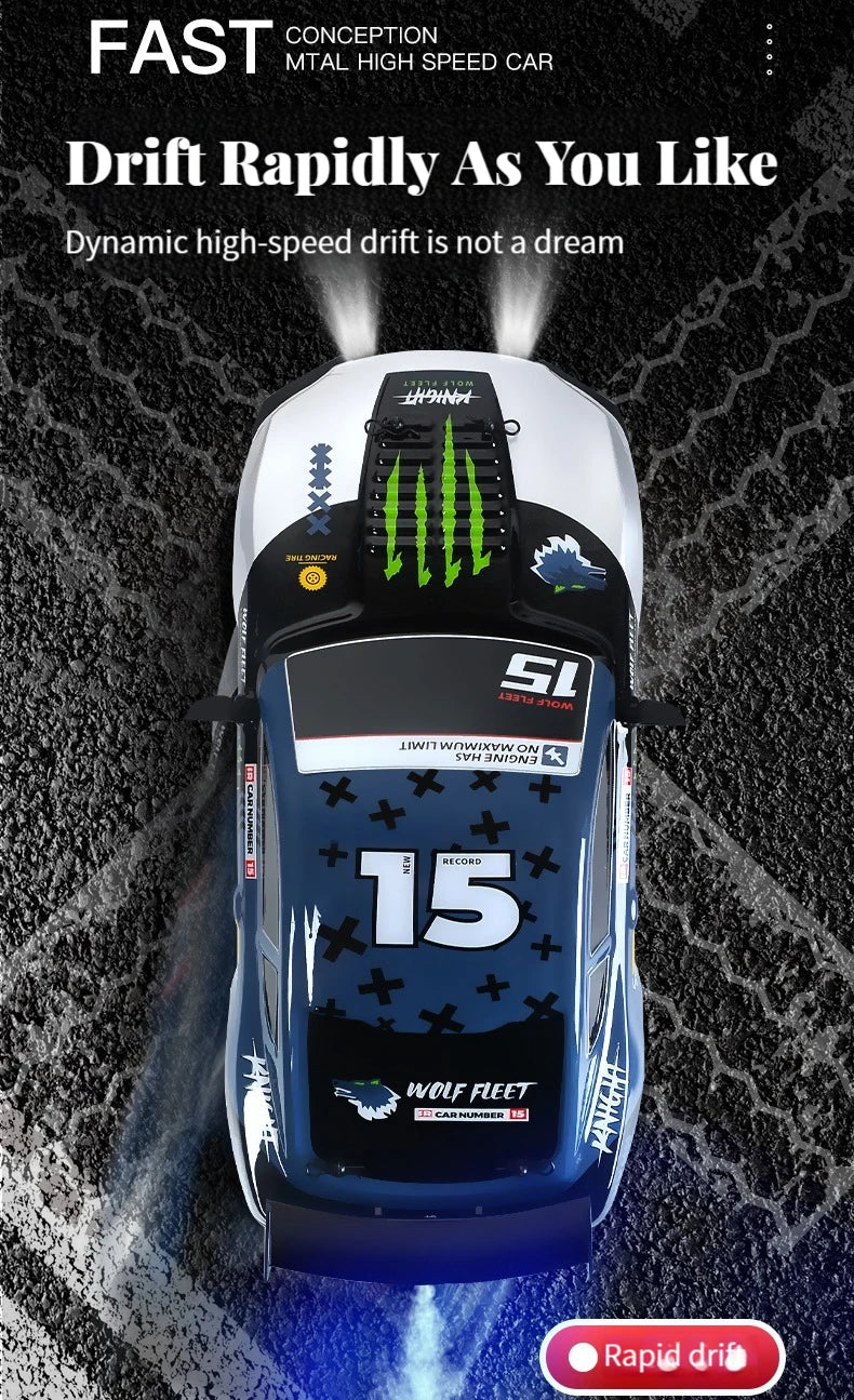 1/16 2.4G Racing Rc Cars Drift Car Mustang GTR Electric 4WD High Speed Remote Control Drift Toys for  Gifts