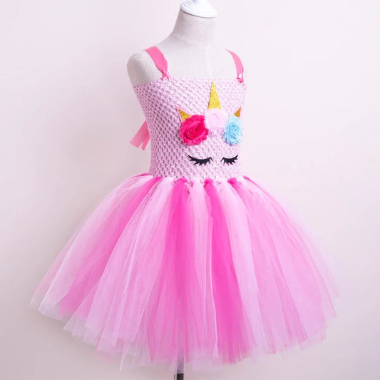 Pink Unicorn Ballet Princess Tutu Dress
