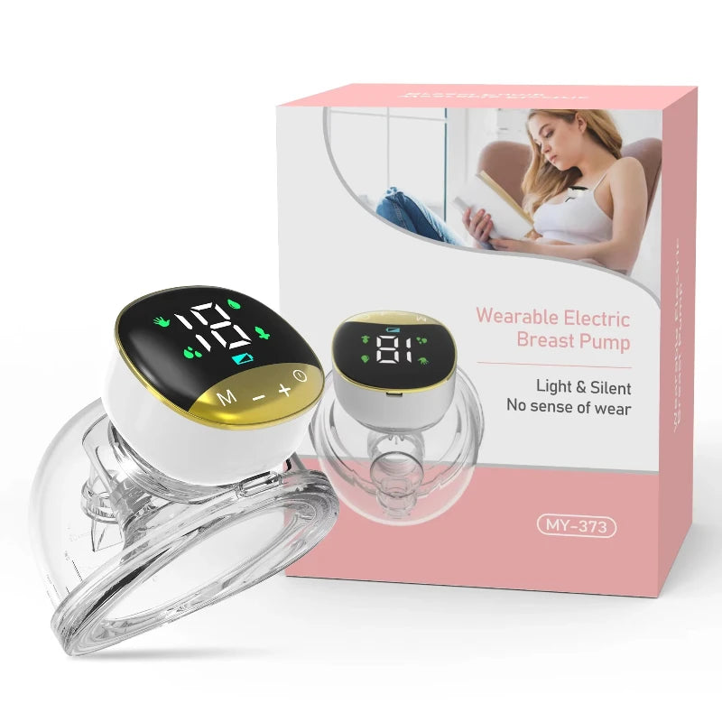 Wearable Hands-free Device Auto Suck 180ml Bottles Silicone Free Care Single Wearable Milk  Breastfeeding Breast Pump