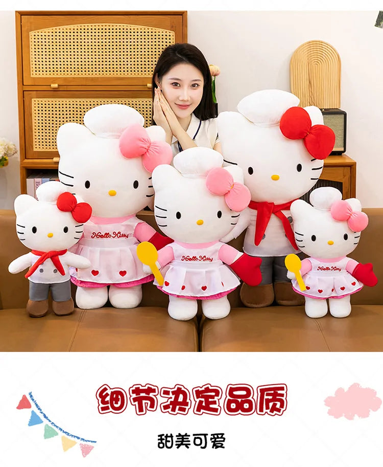 Cute Cat Character Plush Stuffed Doll Pillow Toy