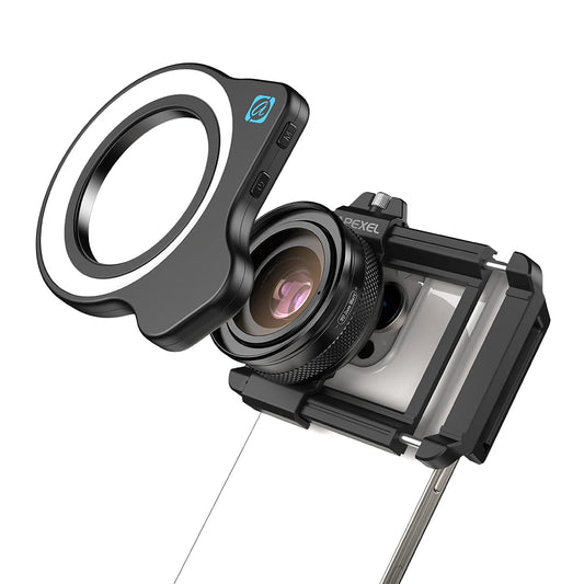 10X to 20X Zoom Macro Smartphone Lens with Fill Light