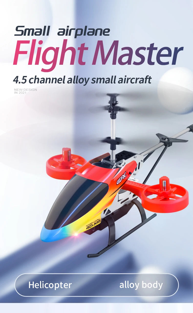 4DRC M5 Remote Control RC Helicopter with Gyro Altitude Hold Drone 3.5 Channel Aircraft Indoor Flying Toy Gift for Boys Girl