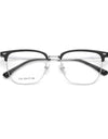 Ultra-light Comfortable Big Eyewear TR90 Pure Titanium Retro Square Optical Prescription Glasses Frame
