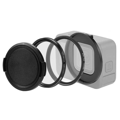 52mm CPL + UV ND2-400 Lens Filter with Adapter Ring for GoPro Hero12 Black 11 Black Mini HERO11 10 9 Black Lens Filter