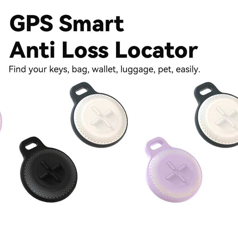 Mini Smart Pet Tracker Bluetooth Locator Waterproof Portable Anti-Lost Device Work With Find My APP Precise Positioning For Keys