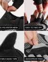 Sports Fitness Men And Women Weightlifting Breathable Non-Slip Silicone Half-Finger Cycling Gloves