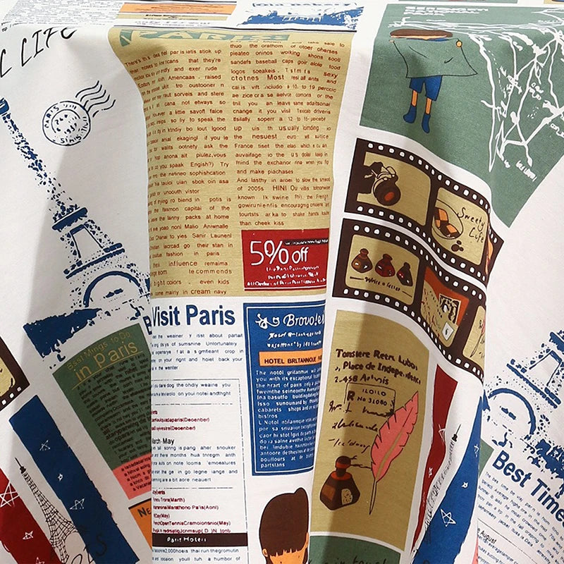 1M/2M/3M Factory spot supply printing canvas fabric, Handmade DIY sewing tent tablecloth, luggage and bags, home textile fabric