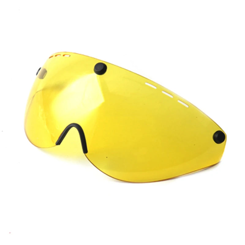 Aero Time Trial Cycling Helmet With Magnetic Lens