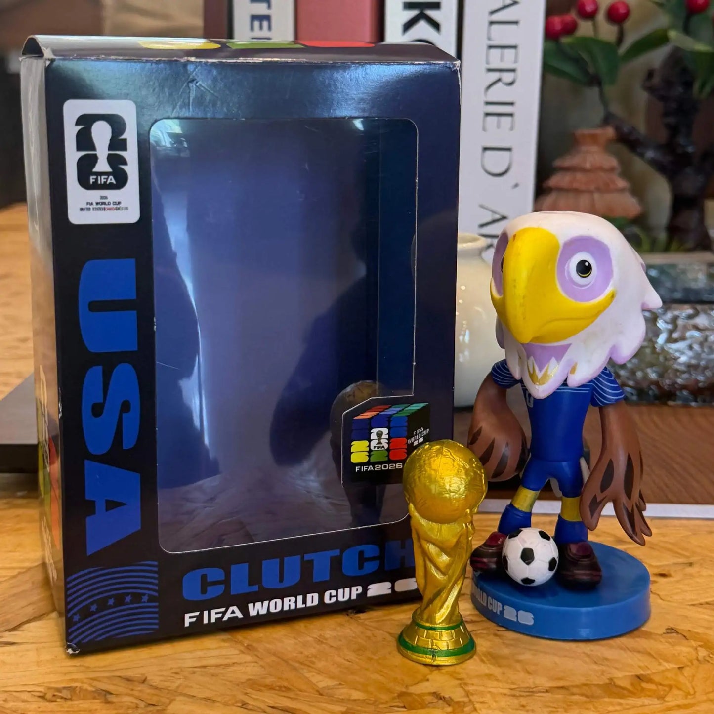 2026 Football Mascot Figure Collectible Soccer Fan Desktop Decoration