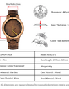 Wood Watch gift custom