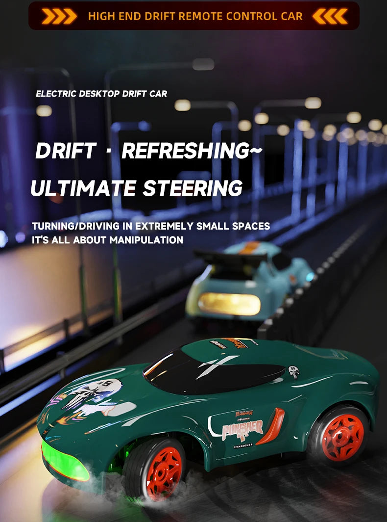2.4G Drift Rc Car 4WD Remote Control Car Four Wheel Drive Radio Controlled Mini GTR Racing Model Boy Toy Gift