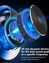 A10 Bluetooth 5.4 Headphones Hybrid Active Noise Cancelling With Hi-Res Audio Over Ear Wireless Headset ANC With 5-Mic