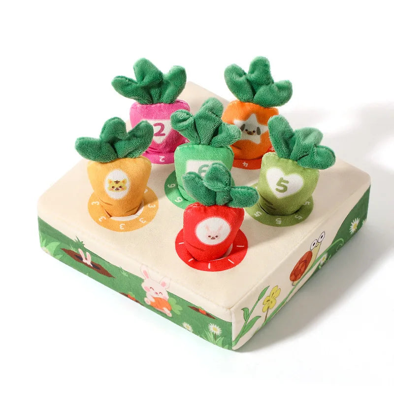 Toys 0 12 Month Tissue Box Pull Out Radish Toy Games s Fine Motor Skills Toys Montessori Early Learning Sensory Toy