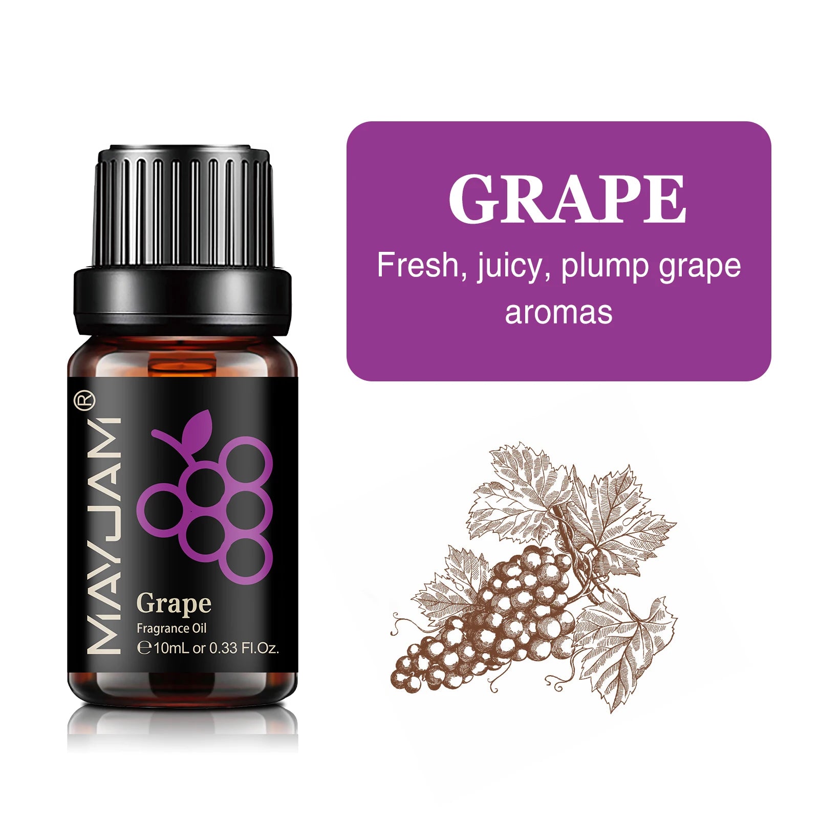 8pcs Gift Set Fruit Fragrance Oils 10ML Humidifier Aromatherapy Diffusers Strawberry Coconut Mango Grape Banana Pineapple Oils