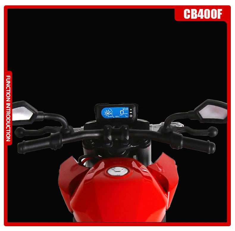 Diecast Honda CB400F Sports Motorcycle Model 1 to 12 Scale