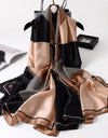 Women Summer Silk Scarves Shawl Lady Wrap Soft Female Echarpe Designer Beach Stole Bandana foulard muffler