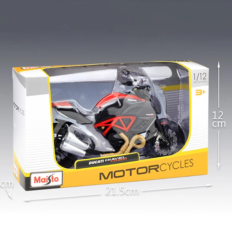 1 12 Scale Ducati Diavel Carbon Diecast Motorcycle Model