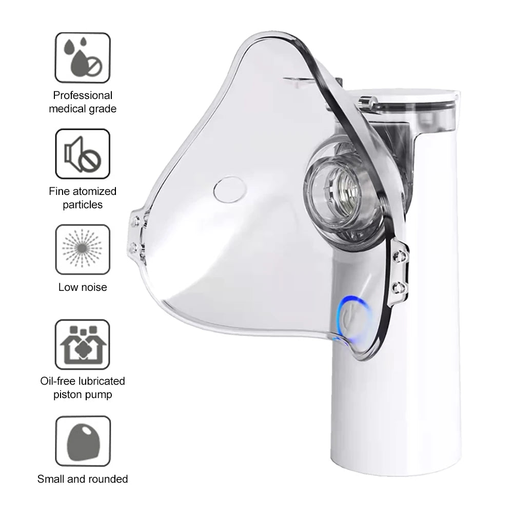Handheld Portable Autoclean Inhale Nebulizer Mesh Atomizer Silent Inhaler Nebuliser Inhalator for Adult  Nebulizador