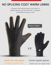 Autumn Winter Outdoor Cycling Durable Velvet Cold Resistant Warm Gloves Touchscreen Waterproof Windproof Anti-slip Gloves