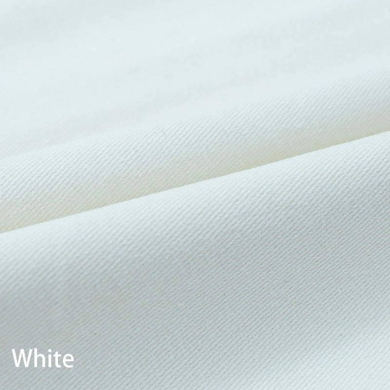 1/2/3M 100% Cotton Thickened Solid Color Clothing Jacket Suspender Skirt Dress Jeans DIY Sewing Fabric