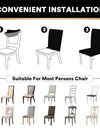 1PC Stretch Dining Chair Covers Polar Fleece Chairs Cover Seat Slipcovers Universal Dust Protector Cover for Hotel Party Banquet