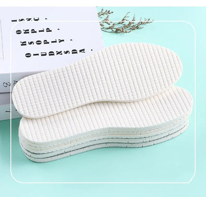 1Pair Latex Insoles Soft Plantar Fasciitis Insole for Feet Sports Comfort Non Slip Shoe Pads Breathable Deodorising Shoes Sole