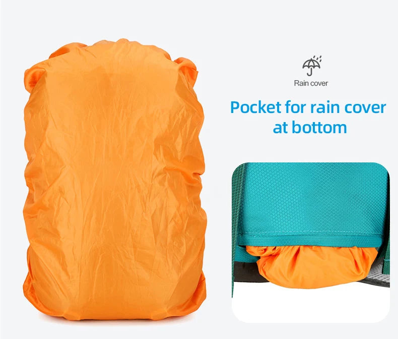 40L Climbing Backpack Waterproof Hiking Bag Multi-Functional Camping Rucksack Outdoor Sports Bags Large Capacity Travel Daypack