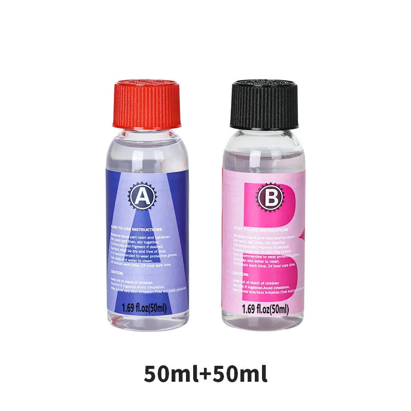 1:1 Crystal Clear Epoxy Resin Kit – High Gloss Bubble-Free Art Resin for Casting & Jewelry DIY