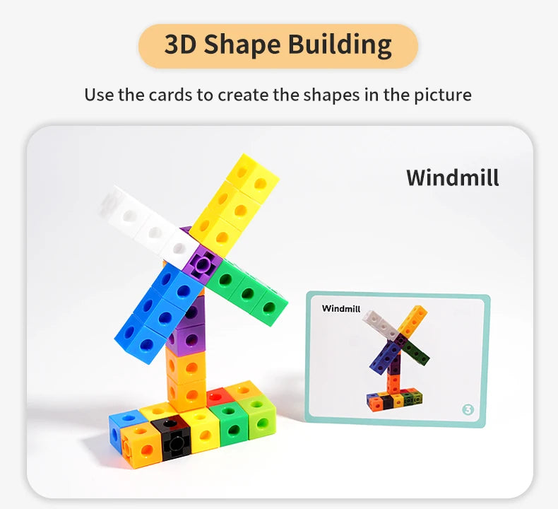 Rainbow Building Blocks for Maths and Creative Learning