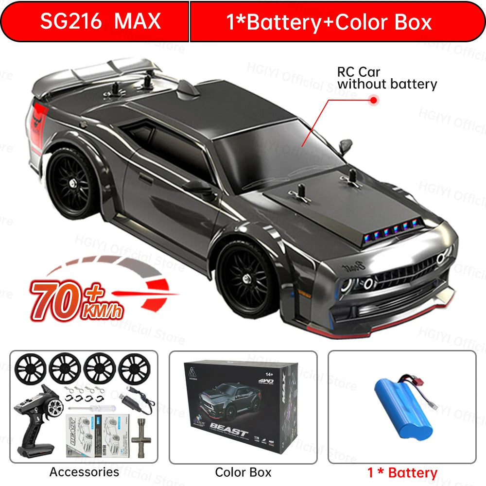 ZLL SG116 MAX/PRO 1:16 High Speed Drift Racing 80KM/H Or 40KM/H Brushless Motor 4WD RC Car Off Road Car Toys