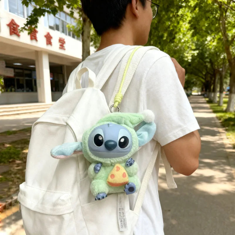 New Disney Stitch Eat Sleep Series Vinyl Pendant Cute Plush Doll Mystery Box Cosplay Accessories Holiday Gift