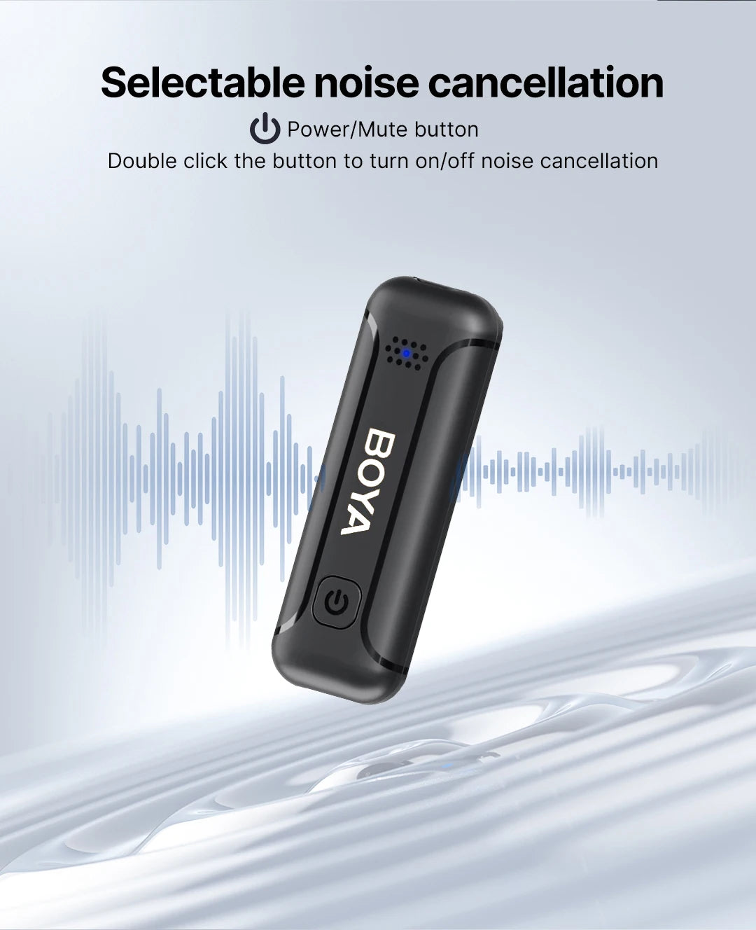 Wireless Lapel Microphone for iPhone Android Type-C Smartphone DSLR Camera PC Laptop Youtube Recording Streaming BY-WM3T2