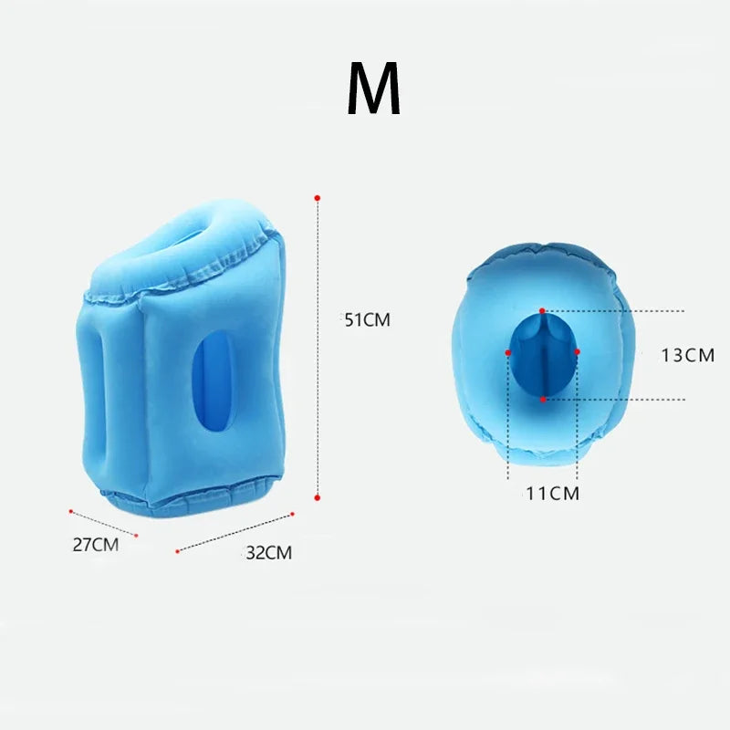 Inflatable Pillow Travel Work Journey Bus Train Airplane Sleeping Neck Pillow Neck Protection Cervical Inflatable Body Pillow