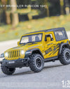 1:32 Jeep Wrangler Rubicon Alloy Off Road Diecast Model Hight Simulation Sound Light  Toy Collect Hobby Model Ornaments Gift