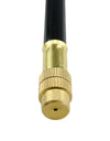 Free Bending Yellow Copper Mist Nozzle 8mm Straight Push Lock Joint Garden Watering Humidification Sprayer
