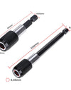 60mm 100mm 150mm Electric Screwdriver Drill Bit Extension Rod Quick Change Adaptor Sleeve Automatic Lock 1/4 Inch Hex Shank