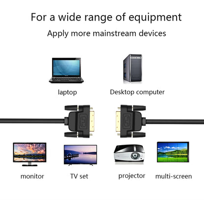 1080P DVI Cable DVI to DVI Cable High Speed DVI-D Male to Male Video Cable 24+1 Dual Link 1M 2M 3M PC Computer Adapter Wire Cord