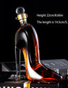 375ml 700ml High-Heels Shoes Shaped Whisky Decanter Glass Crystal Merlot Rum Vodka Wine Bottle Liquor Dispenser Bar Tools