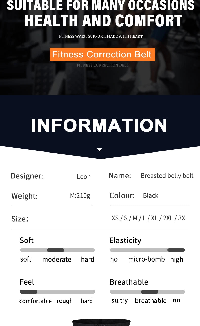 Women's Waist Trainer Corset – Tummy Wrap Shapewear Belt for Slimming & Postpartum Support