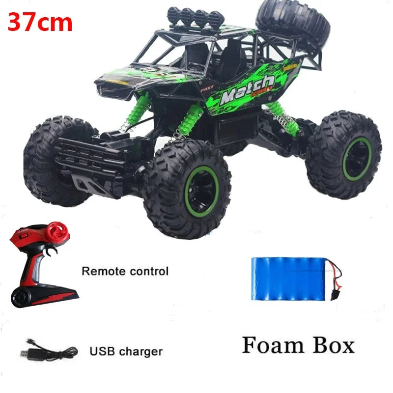 112 Scale Four Wheel Drive RC Monster Truck With LED Lights