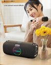 Outdoor portable wireless Bluetooth speaker 120W high-power karaoke speaker RGB subwoofer TWS/TF/AUX party karaoke speaker