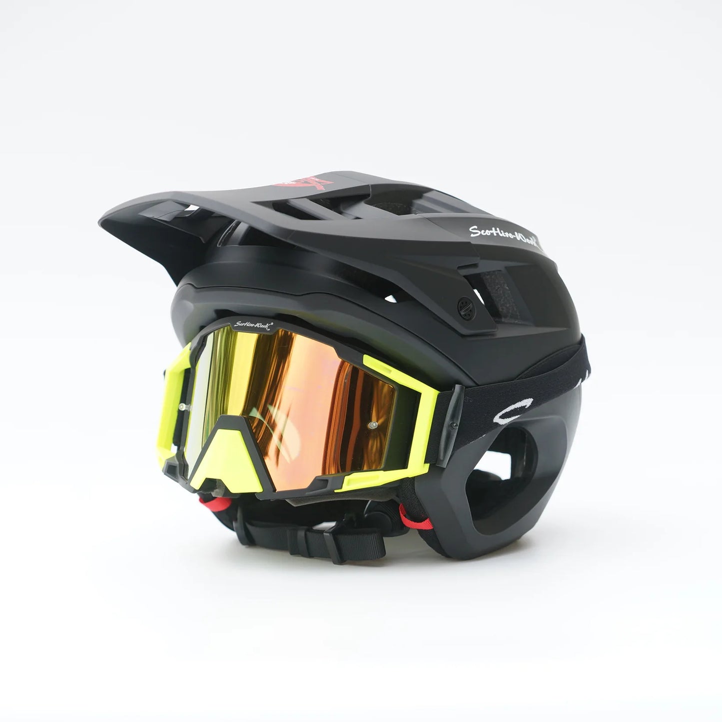 3 4 Half Face MTB Cycling Helmet With Integrated Protection