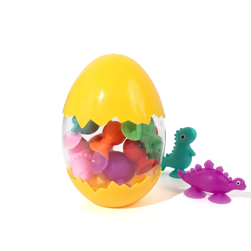 Number Letter Suction Cup Toys Soft Silicone Building Blocks Toy Animal Shape DIY Puzzle Game  Sensory Sucker Bath Toys