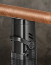 Cigar Lighter, Windproof Refillable Butane Lighter, Multifunction Cigar Accessories with Holder, Cigar Draw Enhancer and Punch